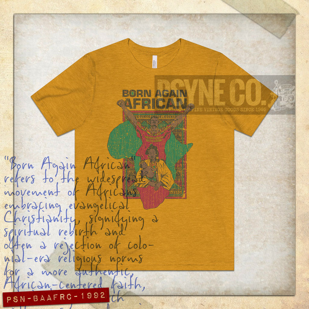 Born Again African 1992 Vintage Men's T-Shirt
