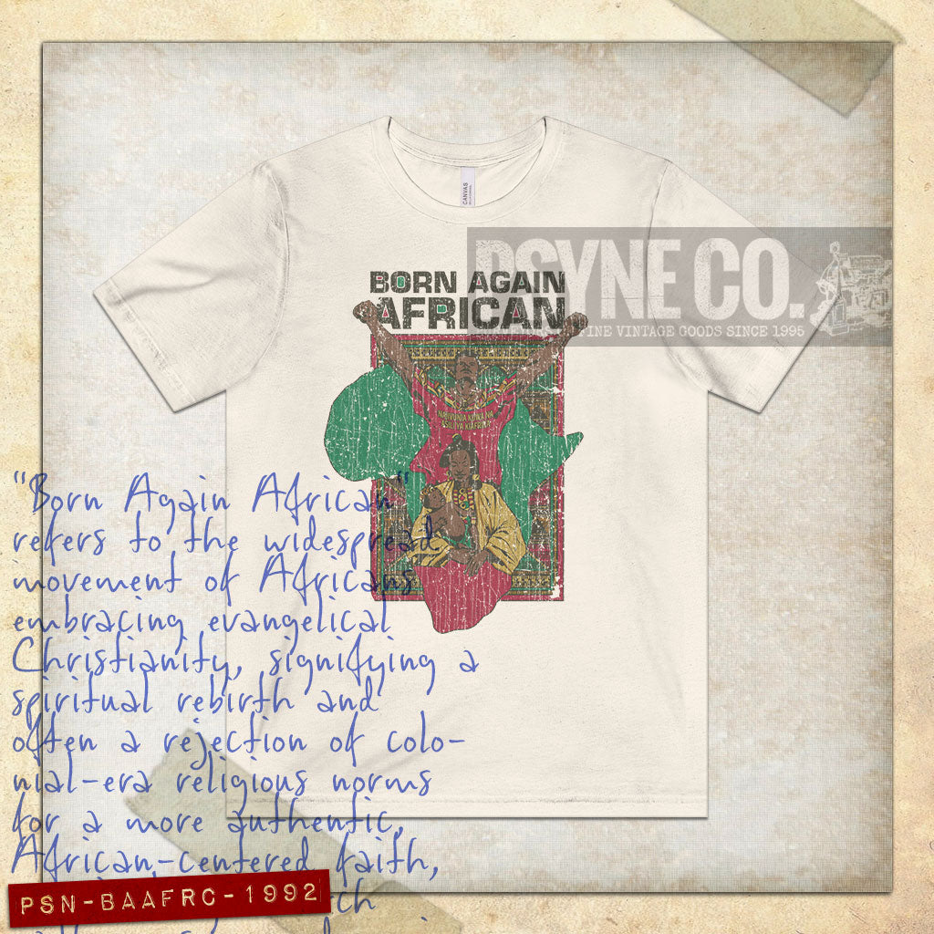 Born Again African 1992 Vintage Men's T-Shirt