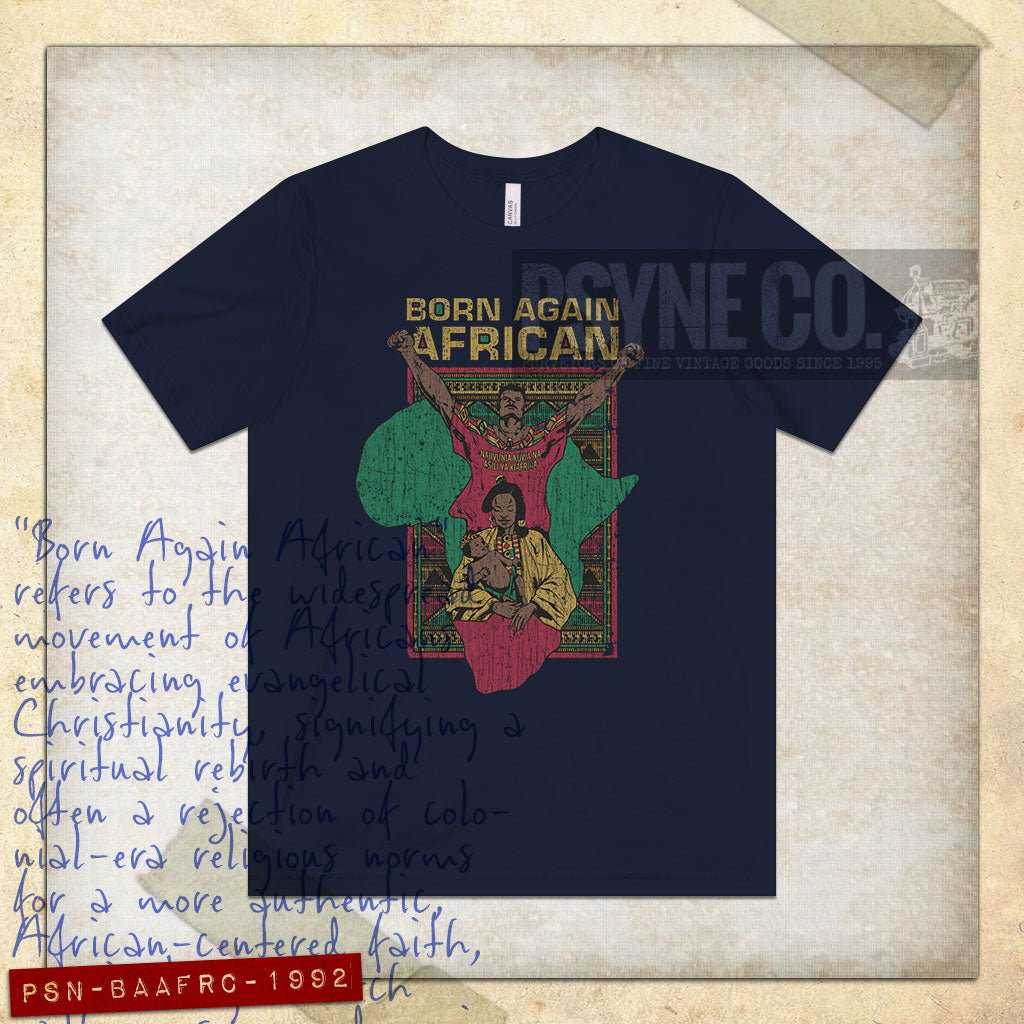 Born Again African 1992 Vintage Men's T-Shirt