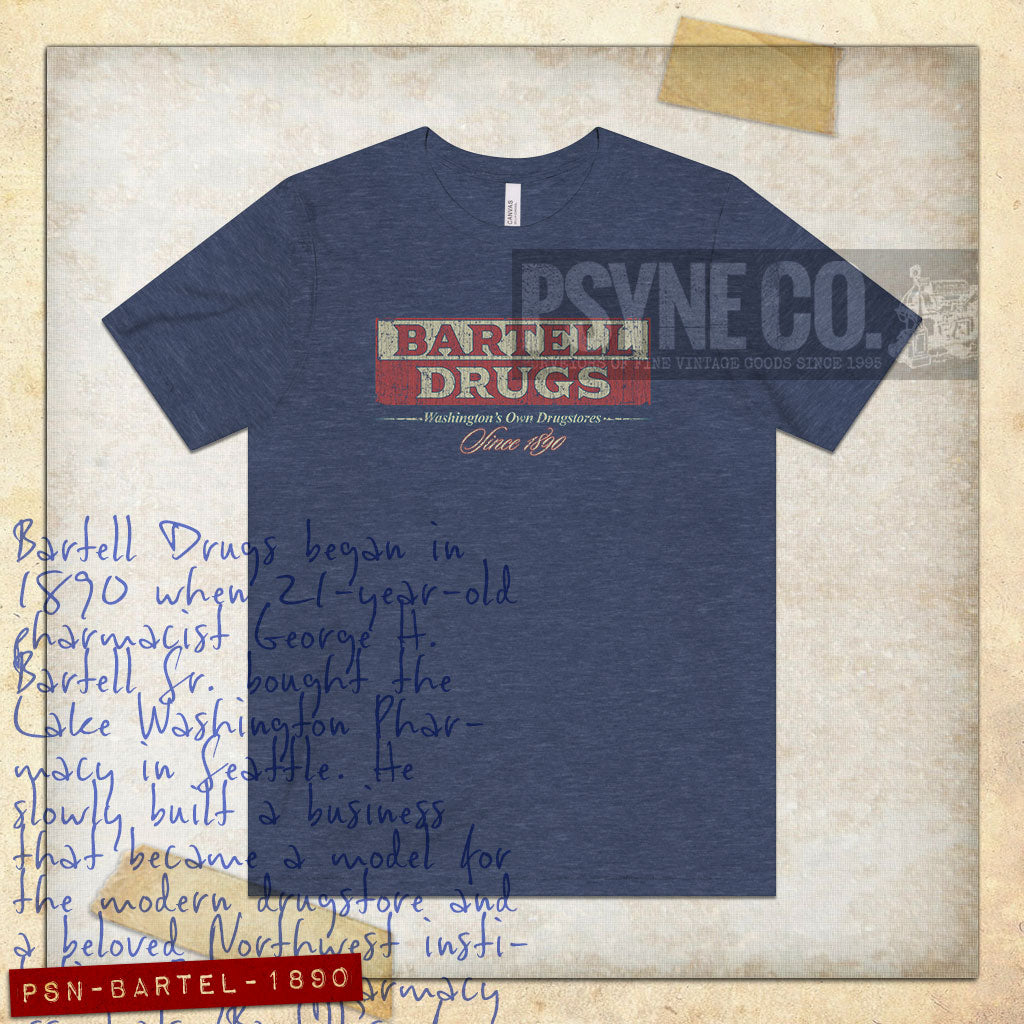 Bartell Drugs 1890 Vintage Men's T-Shirt