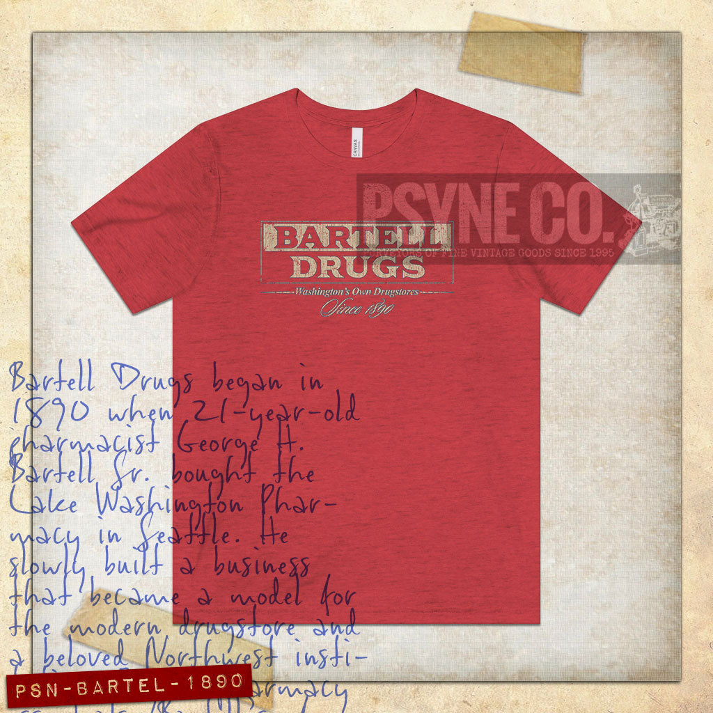 Bartell Drugs 1890 Vintage Men's T-Shirt
