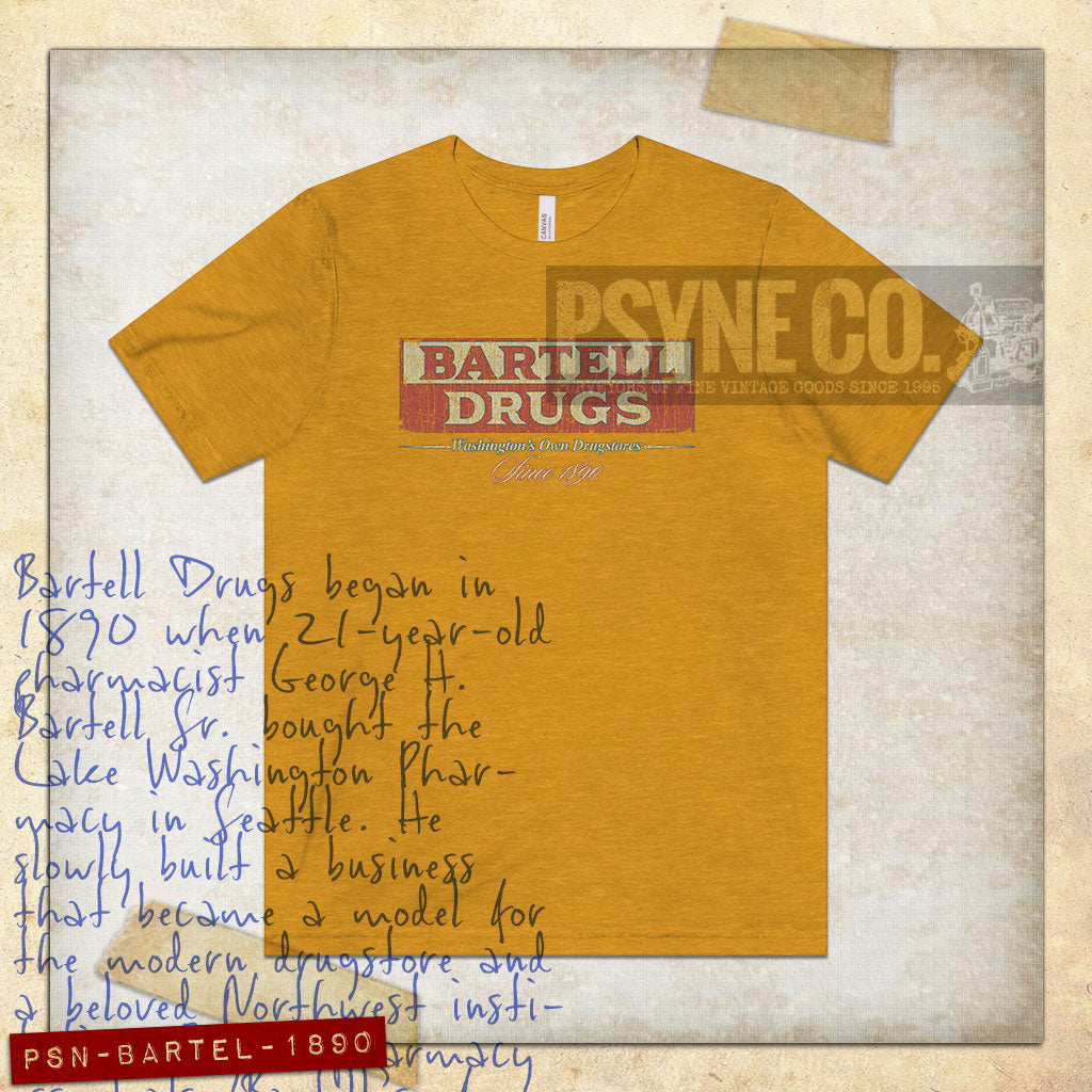 Bartell Drugs 1890 Vintage Men's T-Shirt