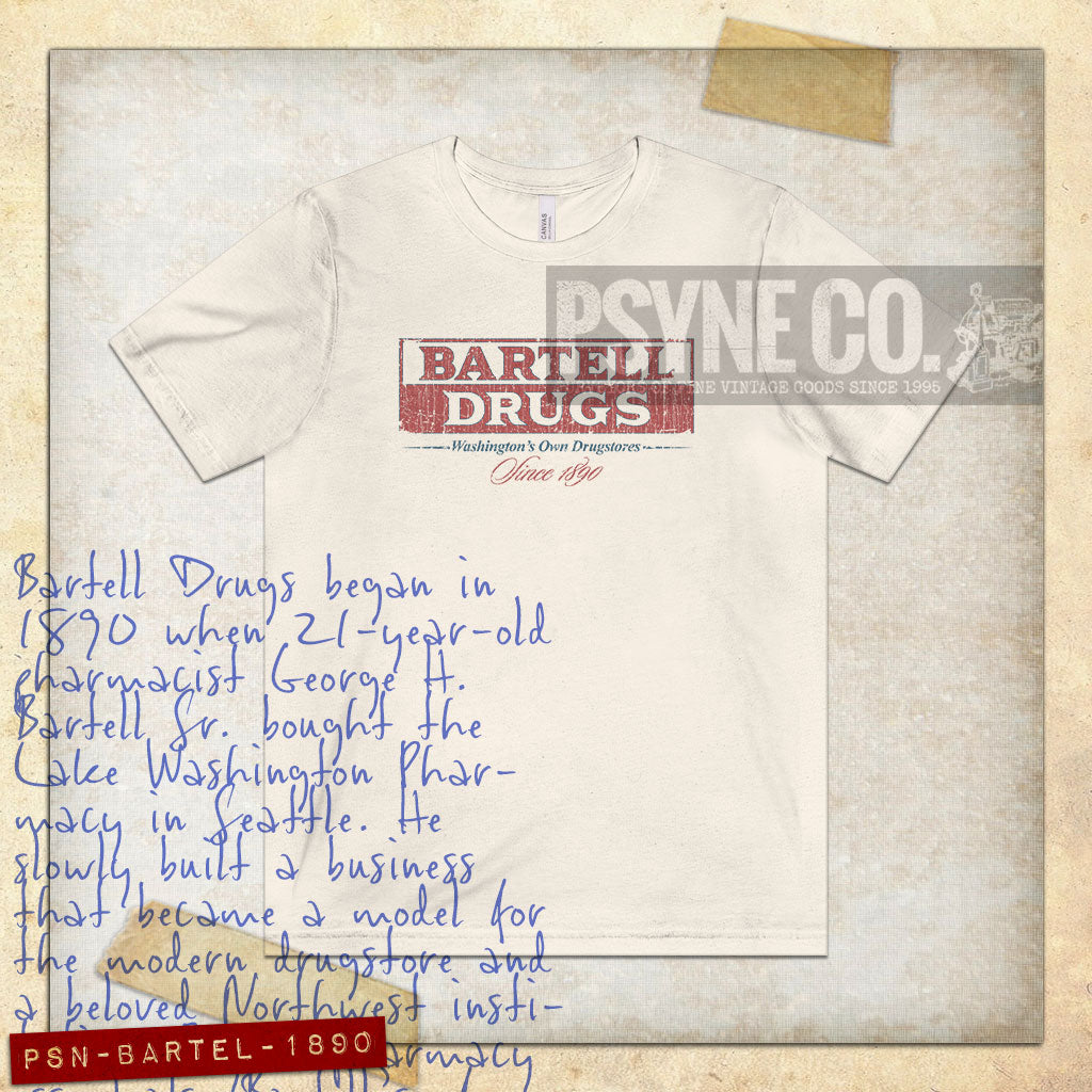 Bartell Drugs 1890 Vintage Men's T-Shirt