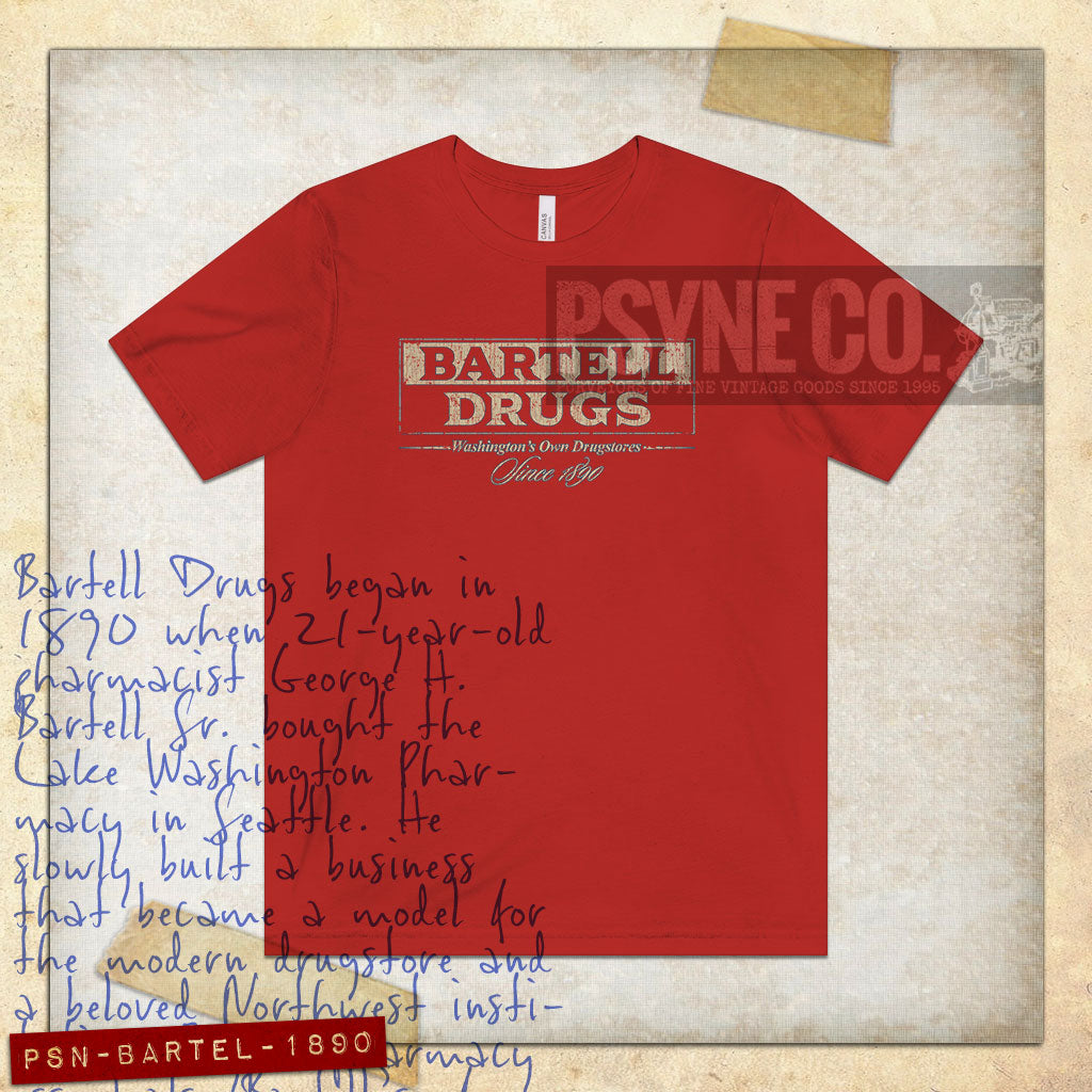 Bartell Drugs 1890 Vintage Men's T-Shirt