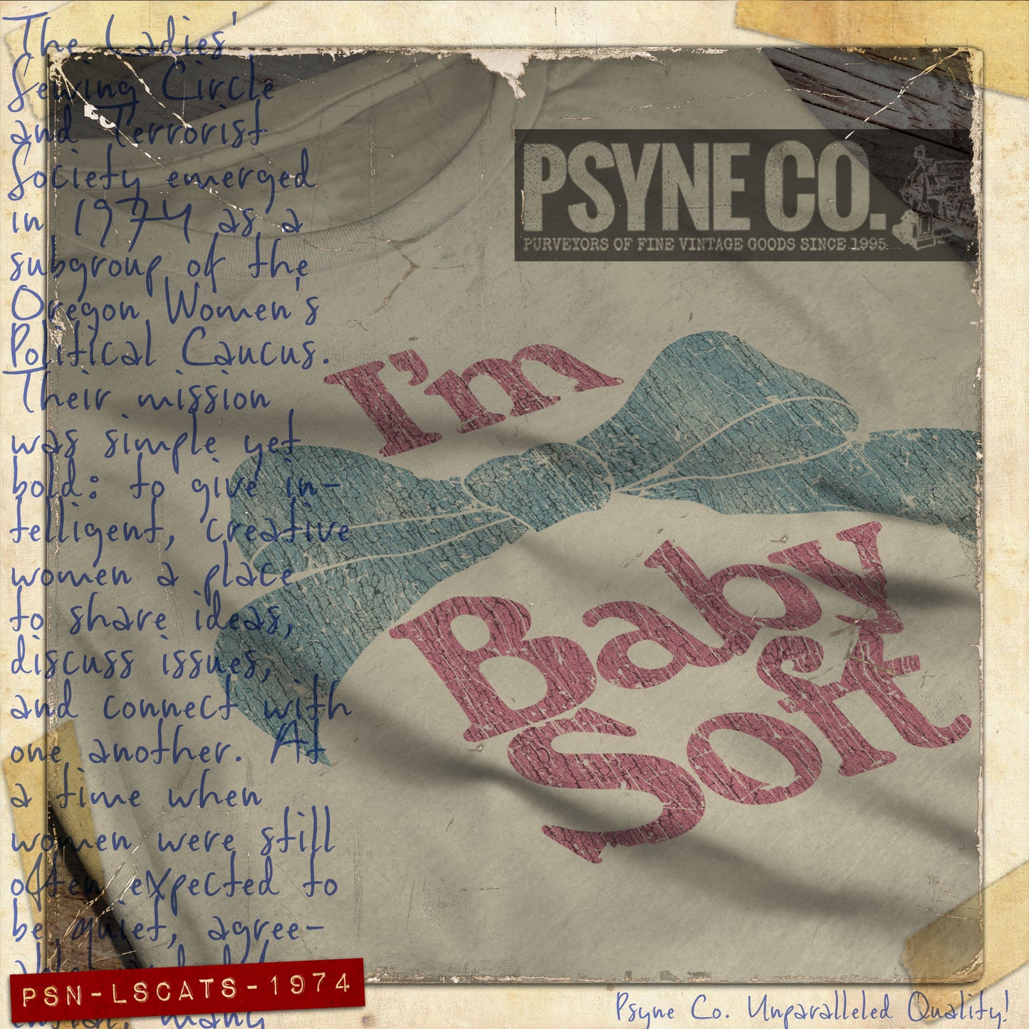 I'm Baby Soft 1974 Vintage Women’s T-Shirt