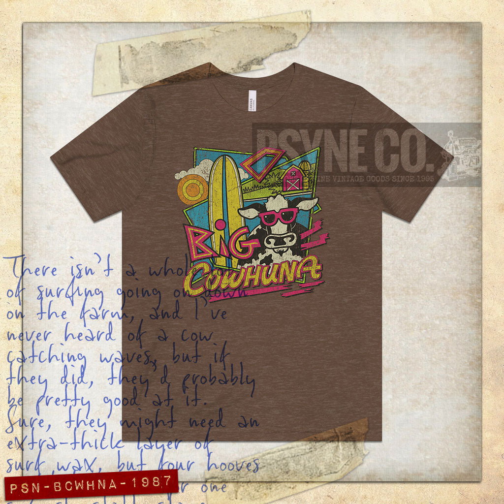 Big Cowhuna 1987 Vintage Men's T-Shirt