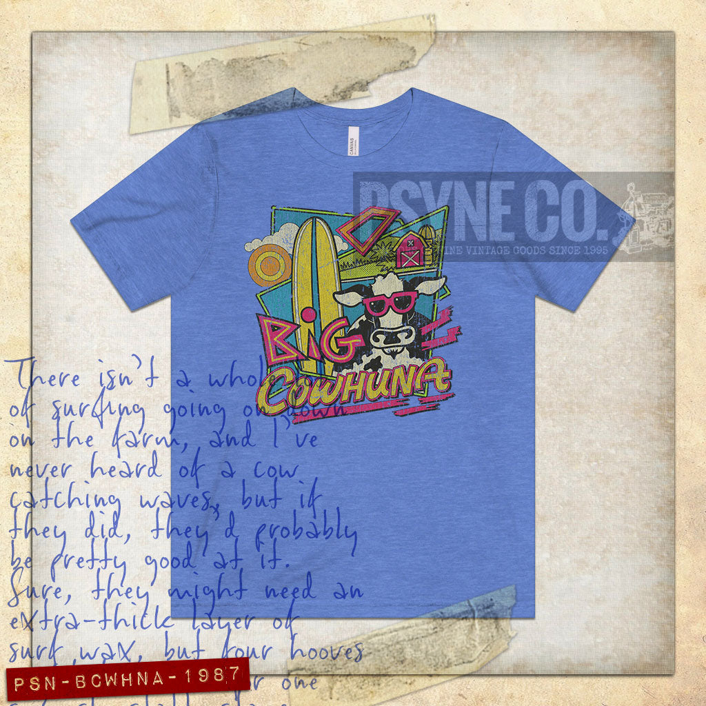 Big Cowhuna 1987 Vintage Men's T-Shirt