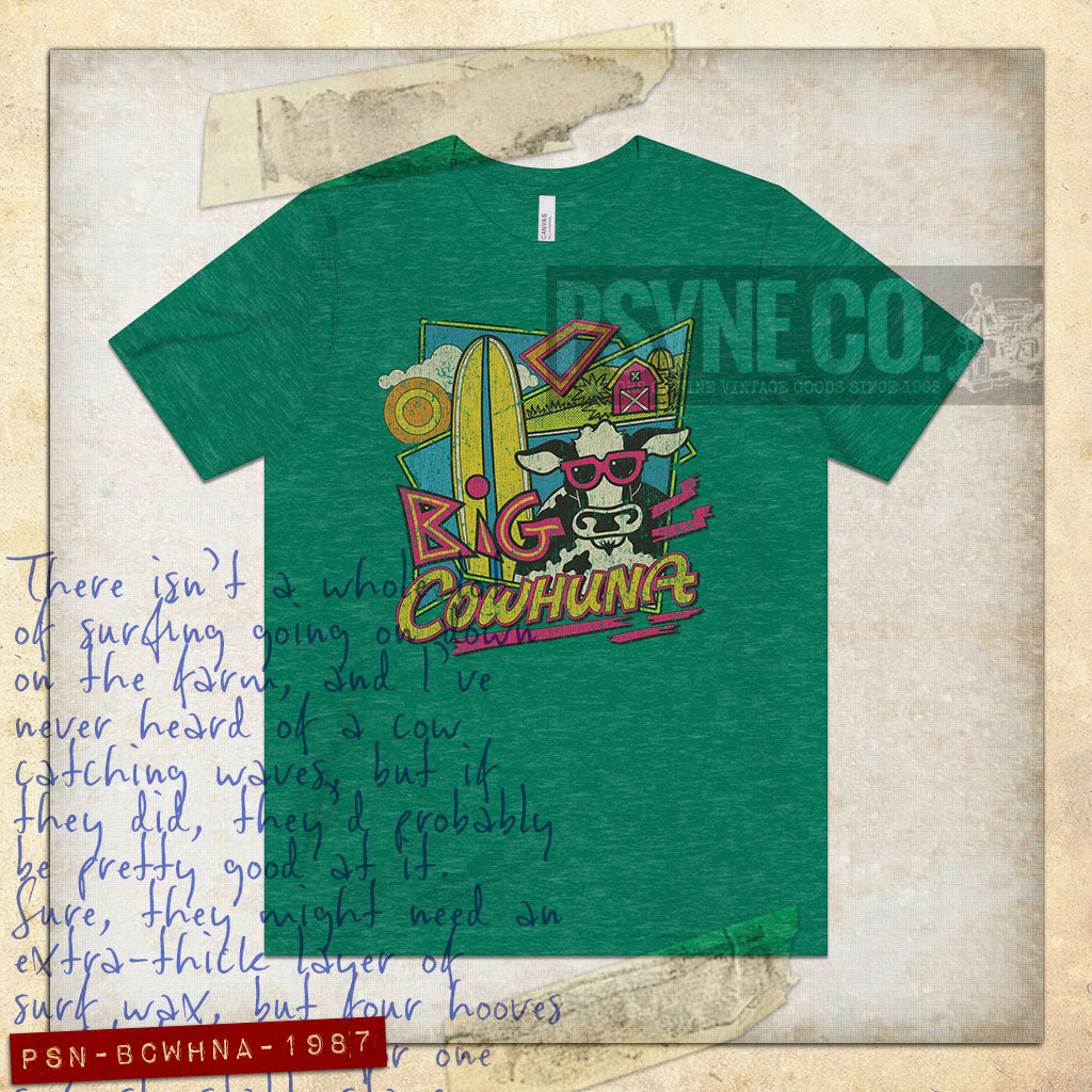 Big Cowhuna 1987 Vintage Men's T-Shirt