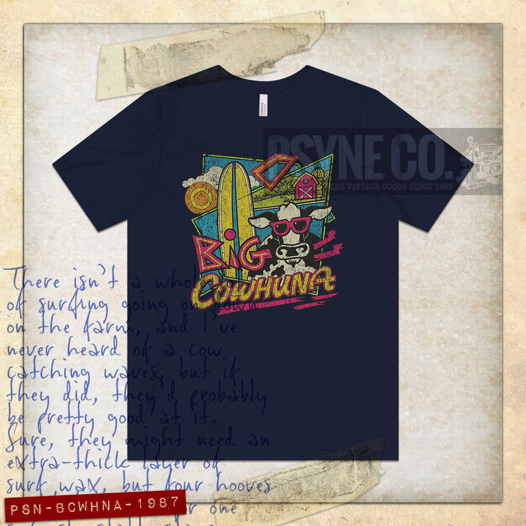 Big Cowhuna 1987 Vintage Men's T-Shirt