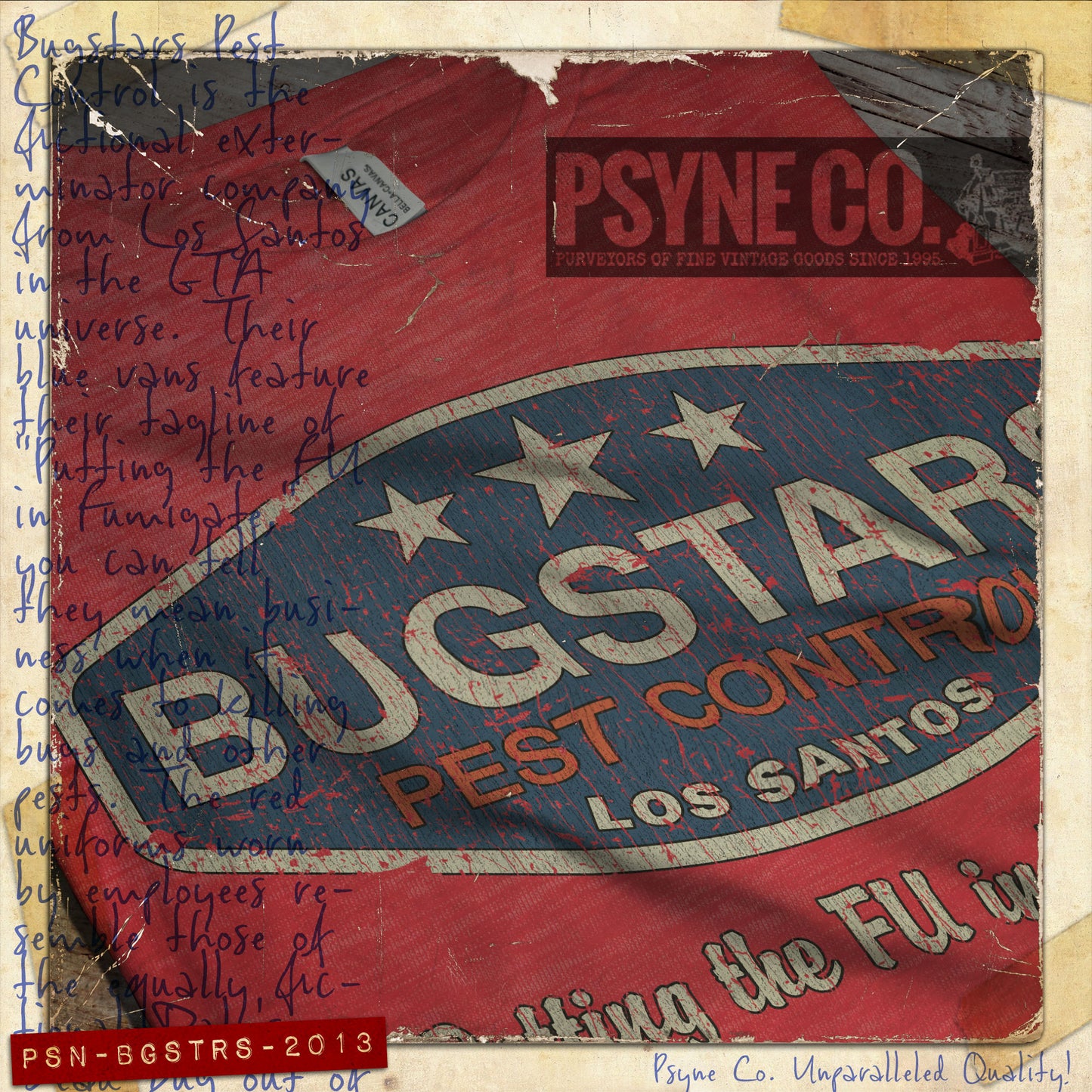 Bugstars Pest Control 2013 Vintage Men's T-Shirt