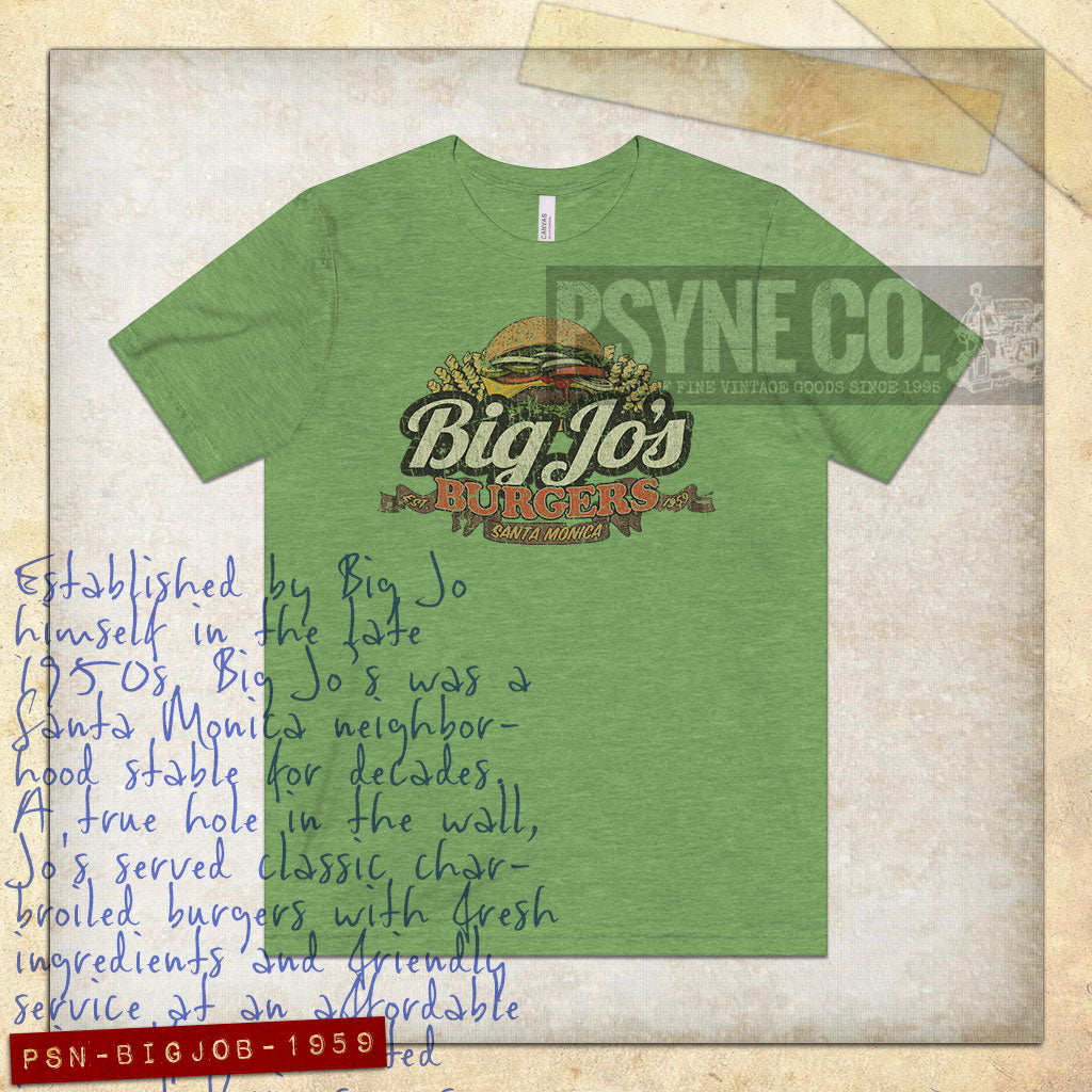 Big Jo's Burgers 1959 Vintage Men's T-Shirt