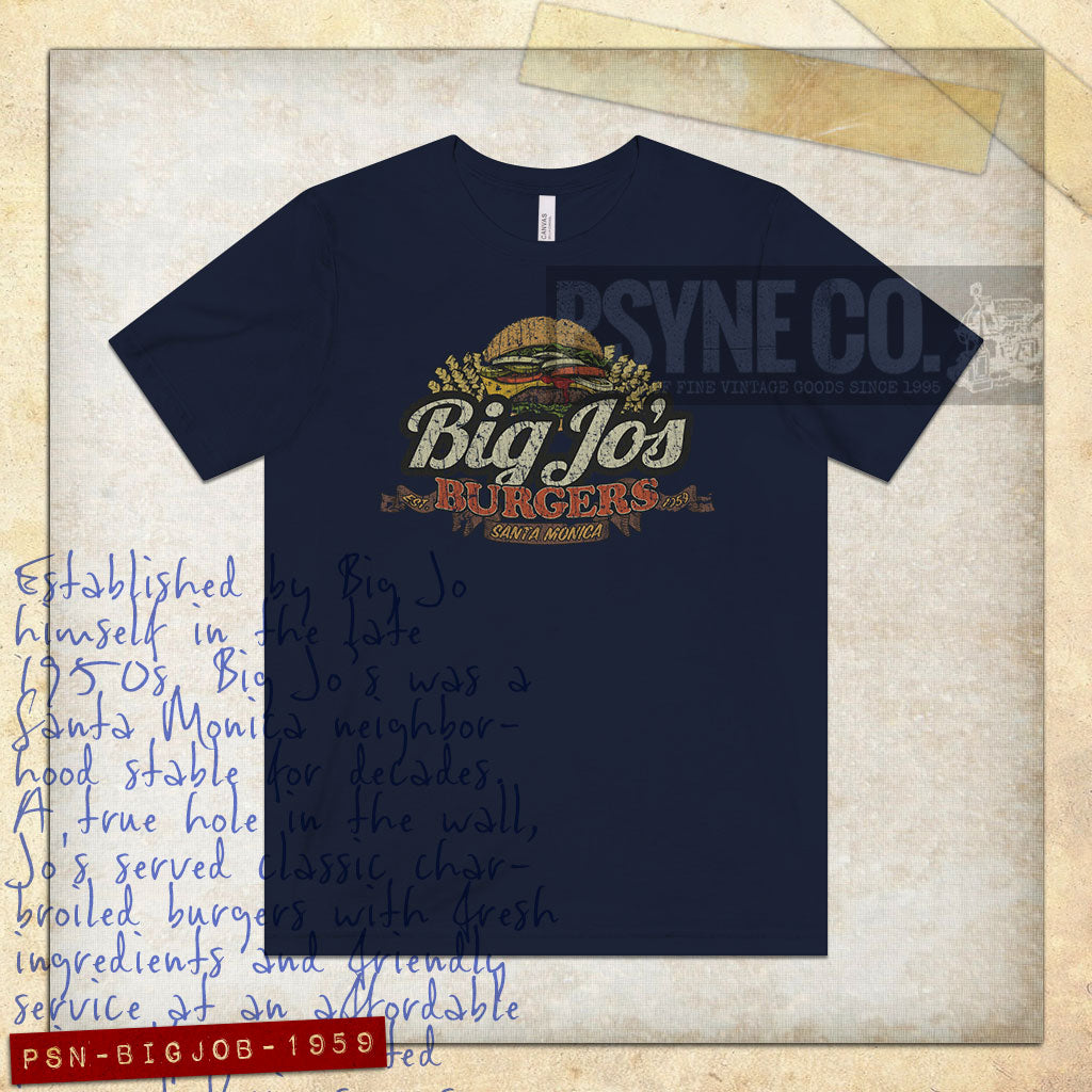 Big Jo's Burgers 1959 Vintage Men's T-Shirt