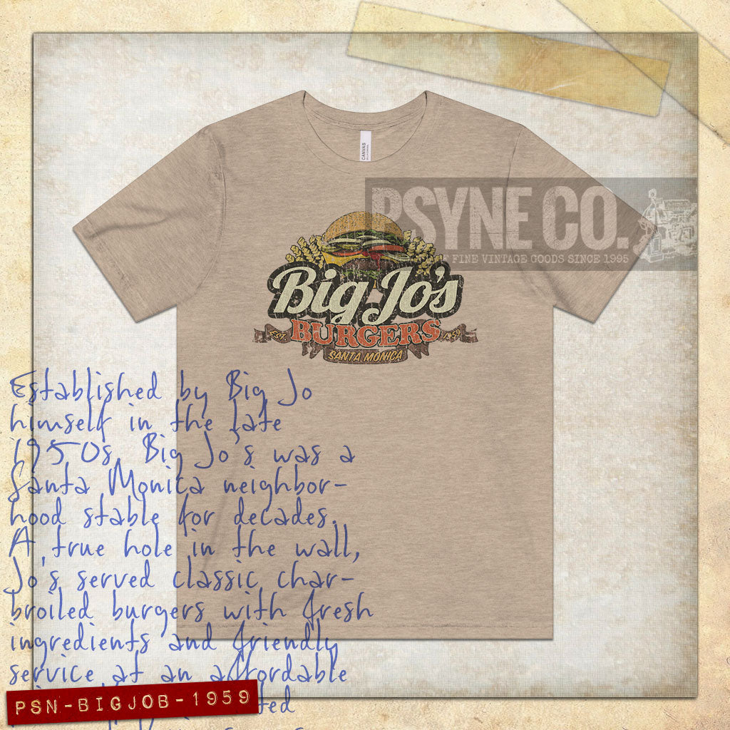 Big Jo's Burgers 1959 Vintage Men's T-Shirt