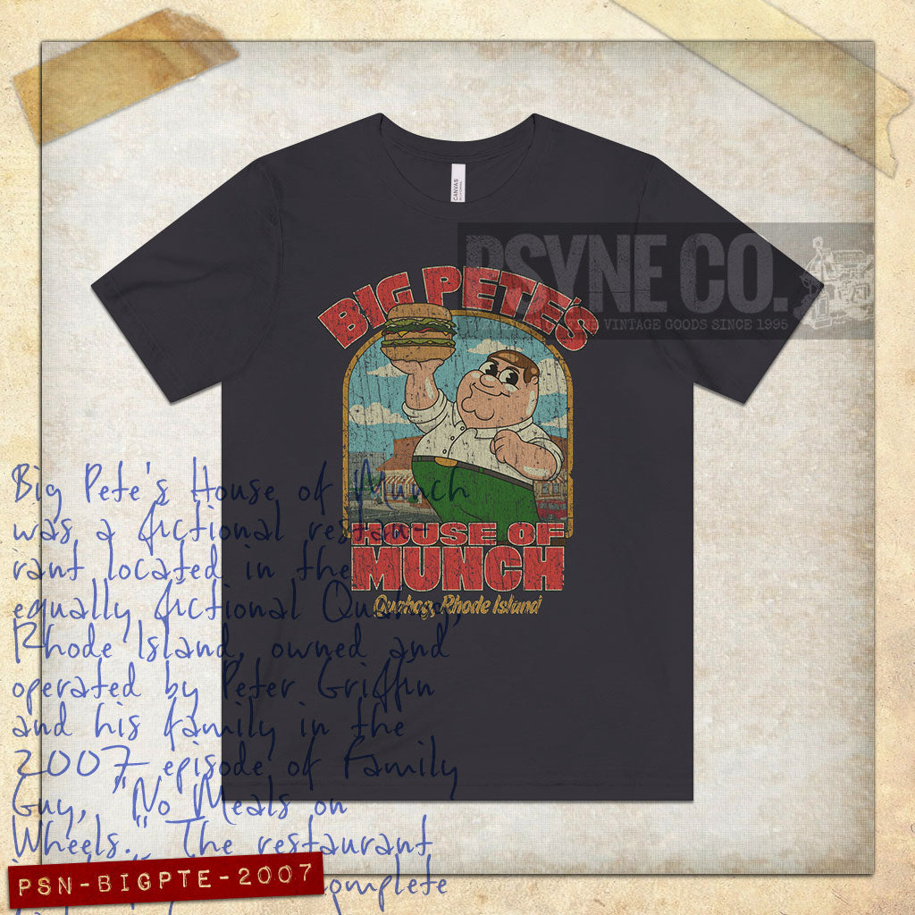 Big Pete's House of Munch 2007 Vintage Men's T-Shirt