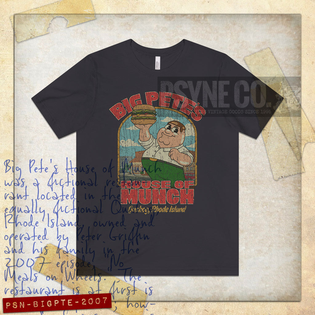 Big Pete's House of Munch 2007 Vintage Men's T-Shirt