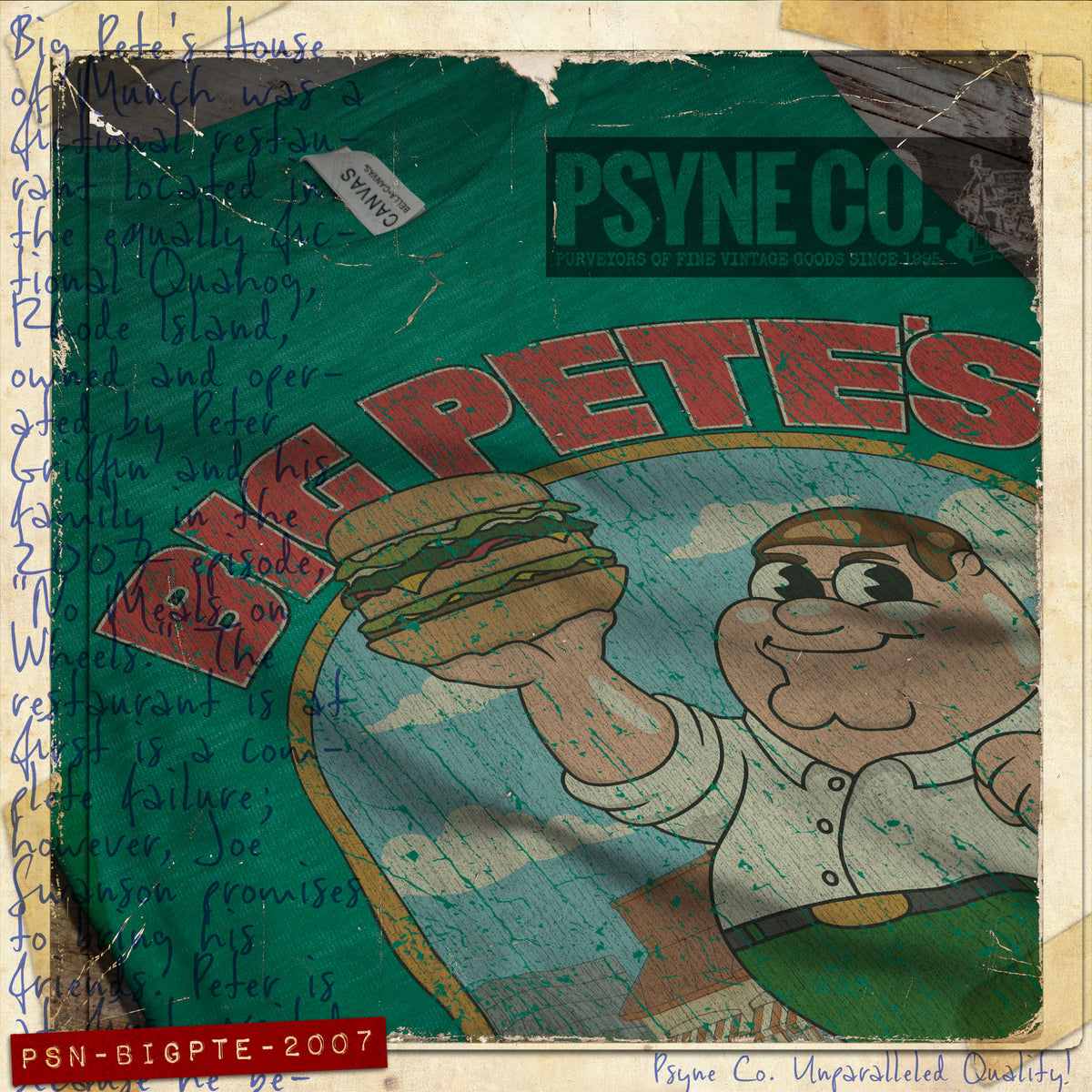 Big Pete's House of Munch 2007 Vintage Men's T-Shirt