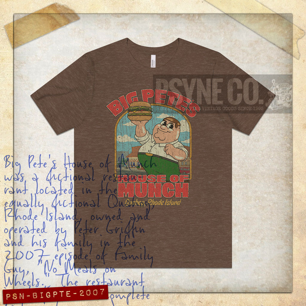 Big Pete's House of Munch 2007 Vintage Men's T-Shirt