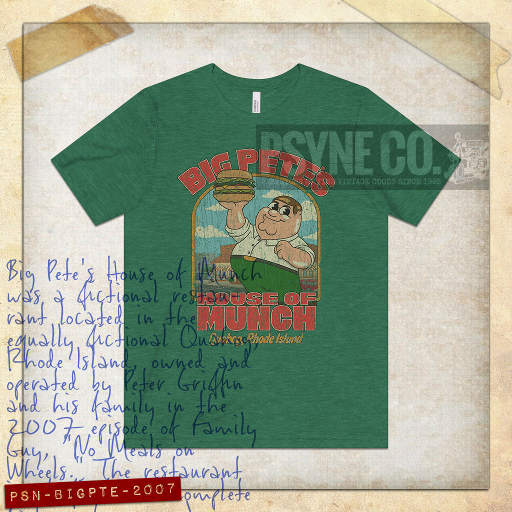 Big Pete's House of Munch 2007 Vintage Men's T-Shirt