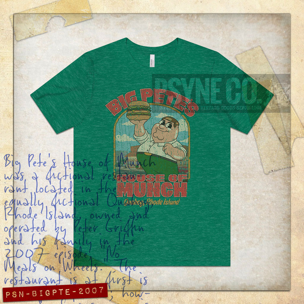 Big Pete's House of Munch 2007 Vintage Men's T-Shirt