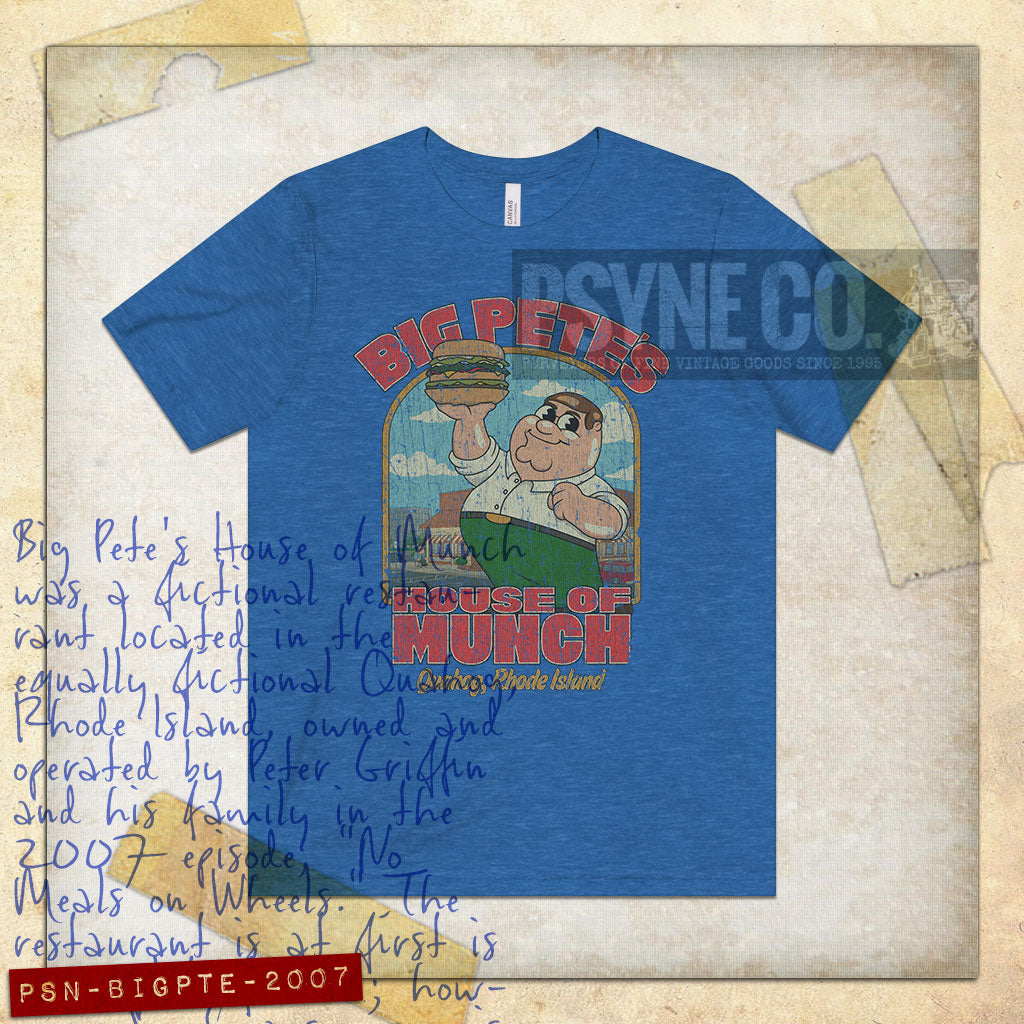 Big Pete's House of Munch 2007 Vintage Men's T-Shirt