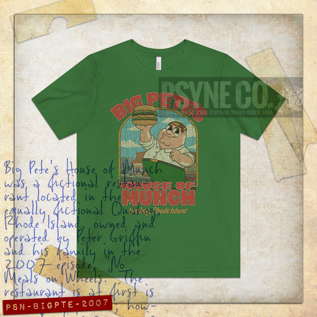 Big Pete's House of Munch 2007 Vintage Men's T-Shirt
