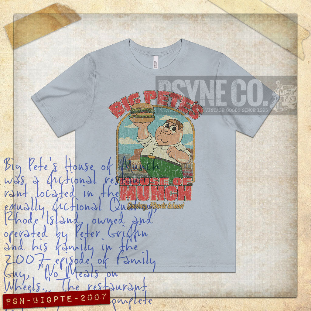 Big Pete's House of Munch 2007 Vintage Men's T-Shirt