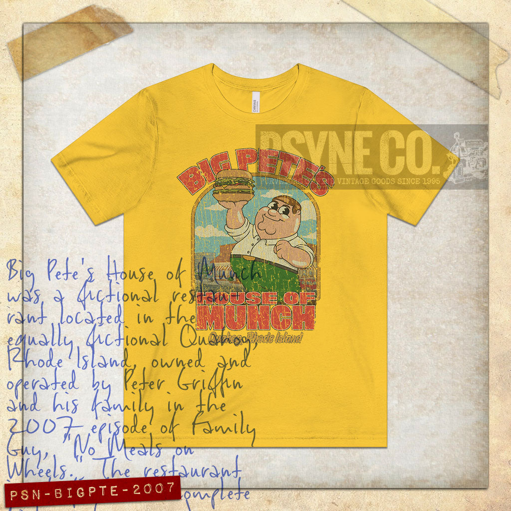 Big Pete's House of Munch 2007 Vintage Men's T-Shirt
