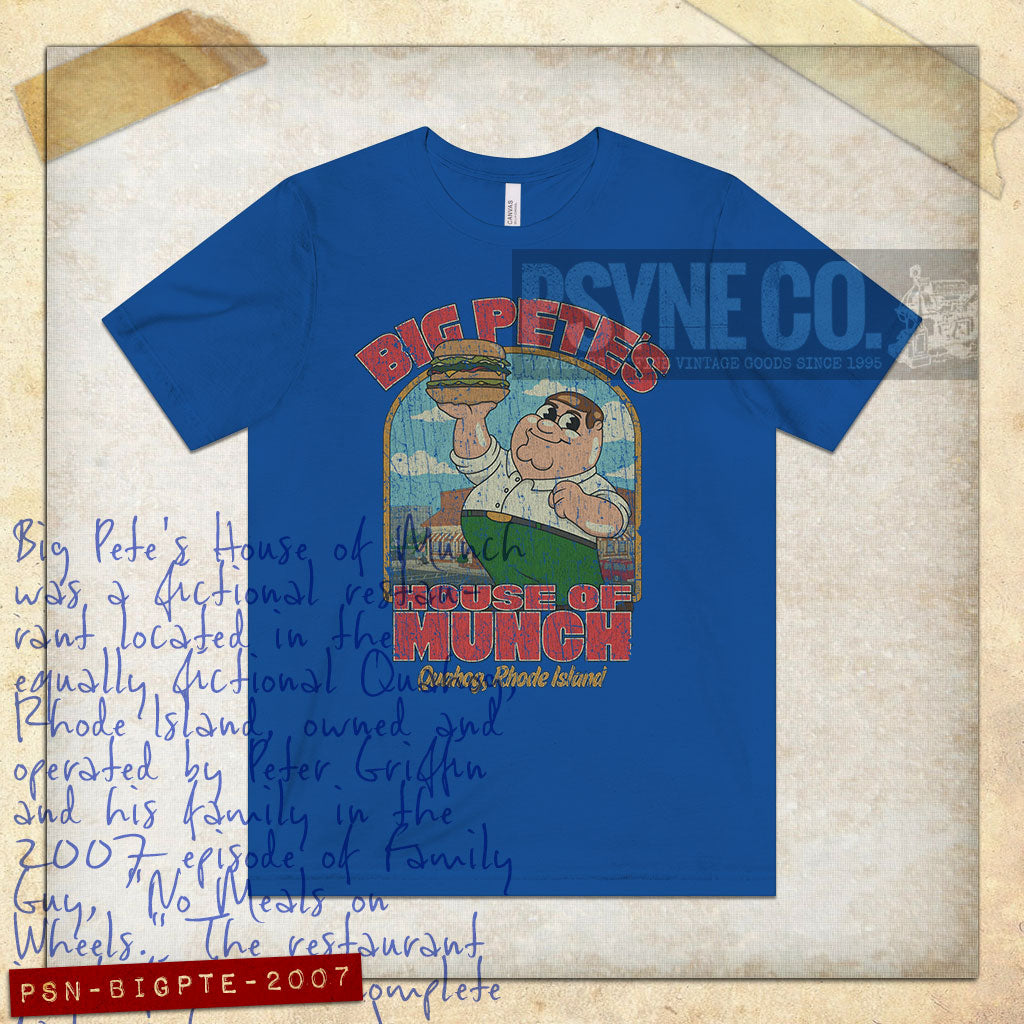 Big Pete's House of Munch 2007 Vintage Men's T-Shirt