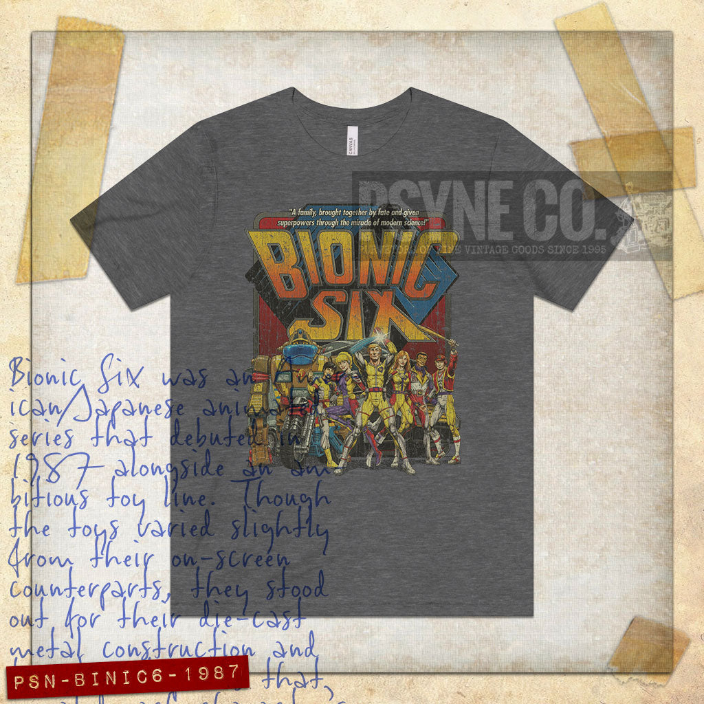 The Bionic Six 1987 Vintage Men's T-Shirt