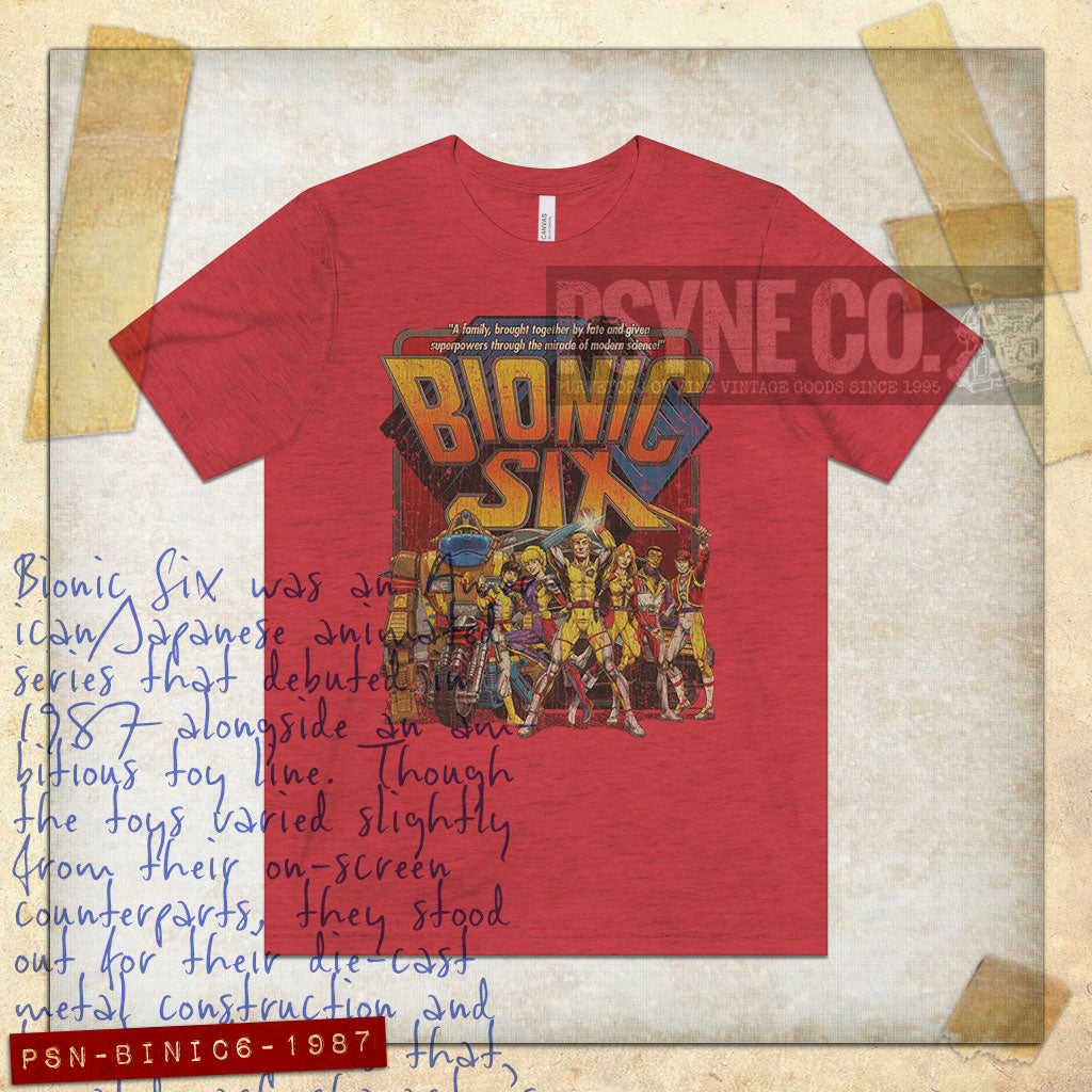 The Bionic Six 1987 Vintage Men's T-Shirt