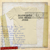 Blowjobs Are Real Jobs 1978 Vintage Women’s T-Shirt