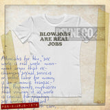 Blowjobs Are Real Jobs 1978 Vintage Women’s T-Shirt