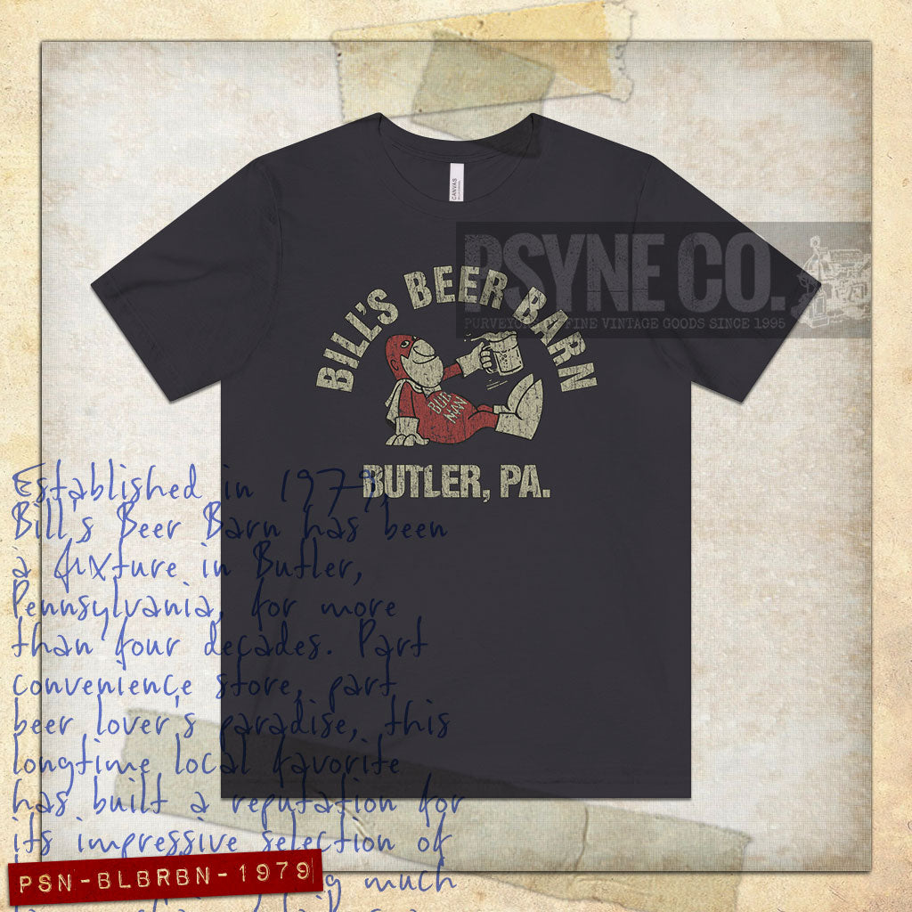 Bill's Beer Barn 1979 Vintage Men's T-Shirt