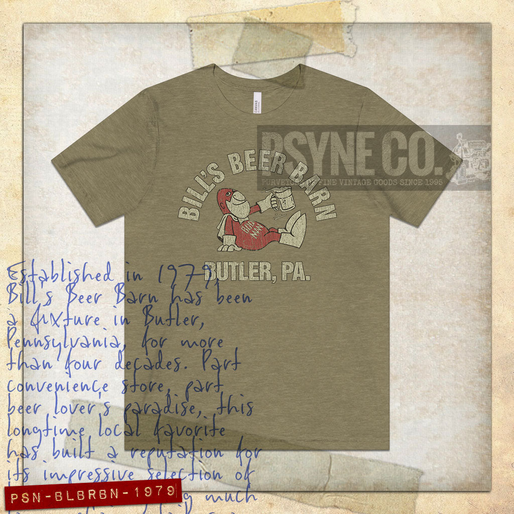 Bill's Beer Barn 1979 Vintage Men's T-Shirt