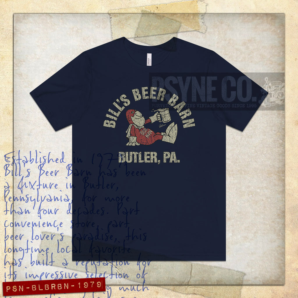 Bill's Beer Barn 1979 Vintage Men's T-Shirt