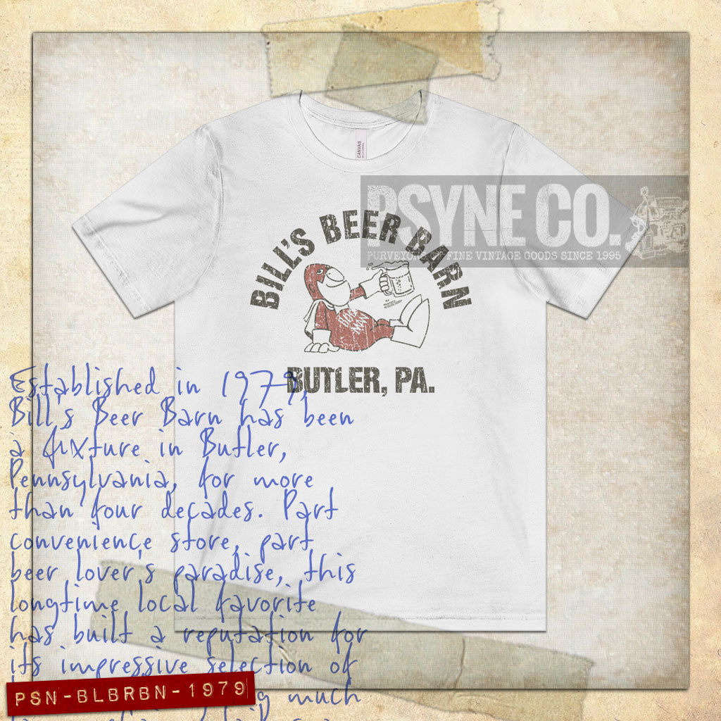 Bill's Beer Barn 1979 Vintage Men's T-Shirt