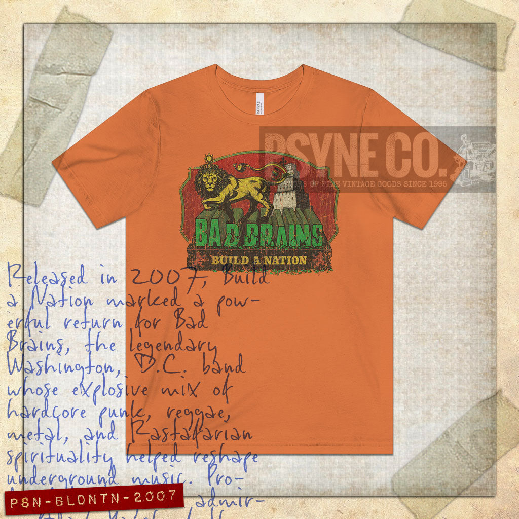 Build a Nation 2007 Vintage Men’s T-Shirt