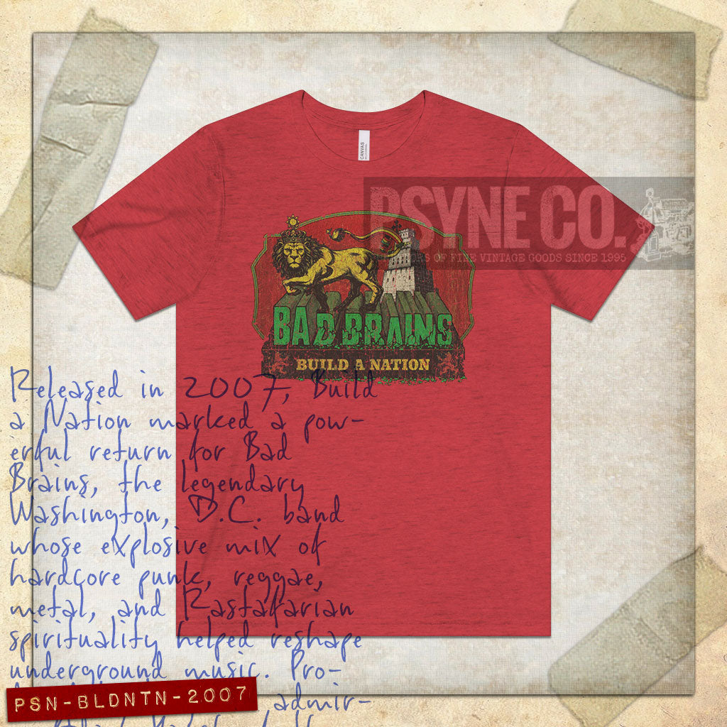 Build a Nation 2007 Vintage Men’s T-Shirt
