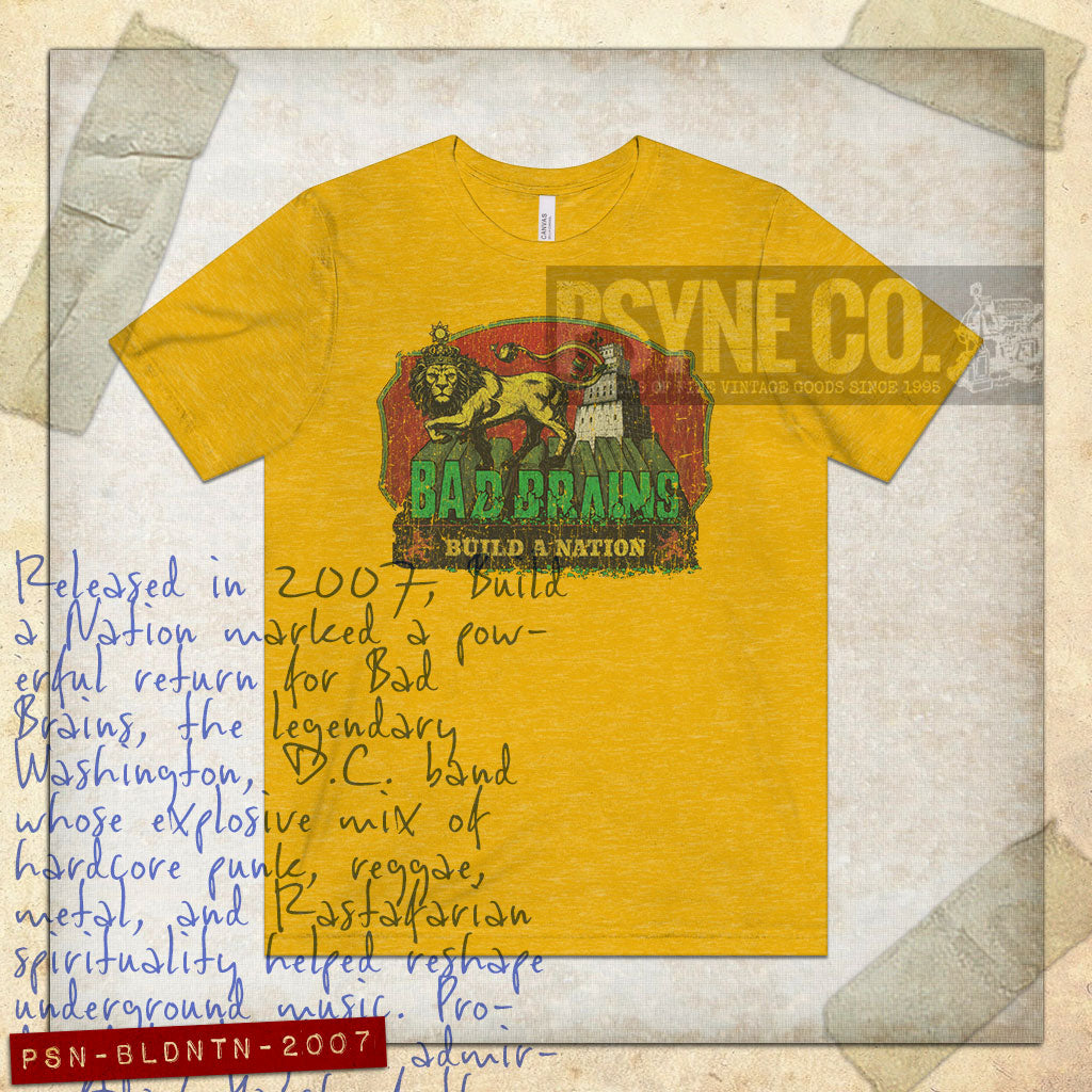 Build a Nation 2007 Vintage Men’s T-Shirt