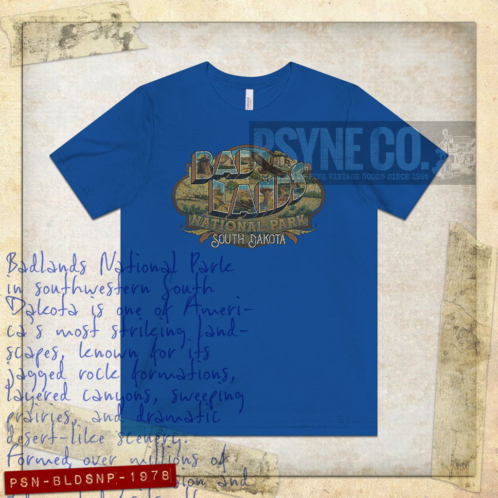 Badlands National Park 1978 Vintage Men's T-Shirt