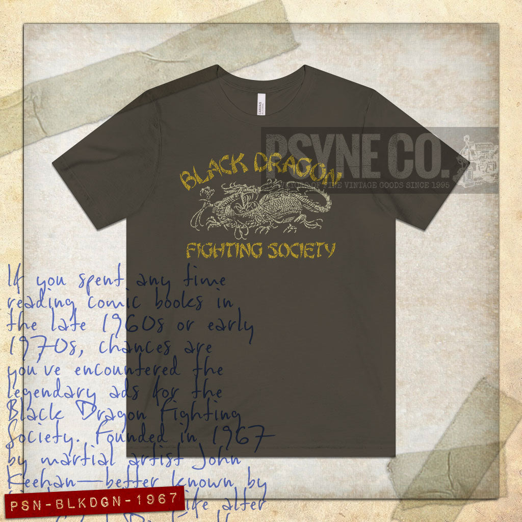Black Dragon Fighting Society 1967 Vintage Men’s T-Shirt