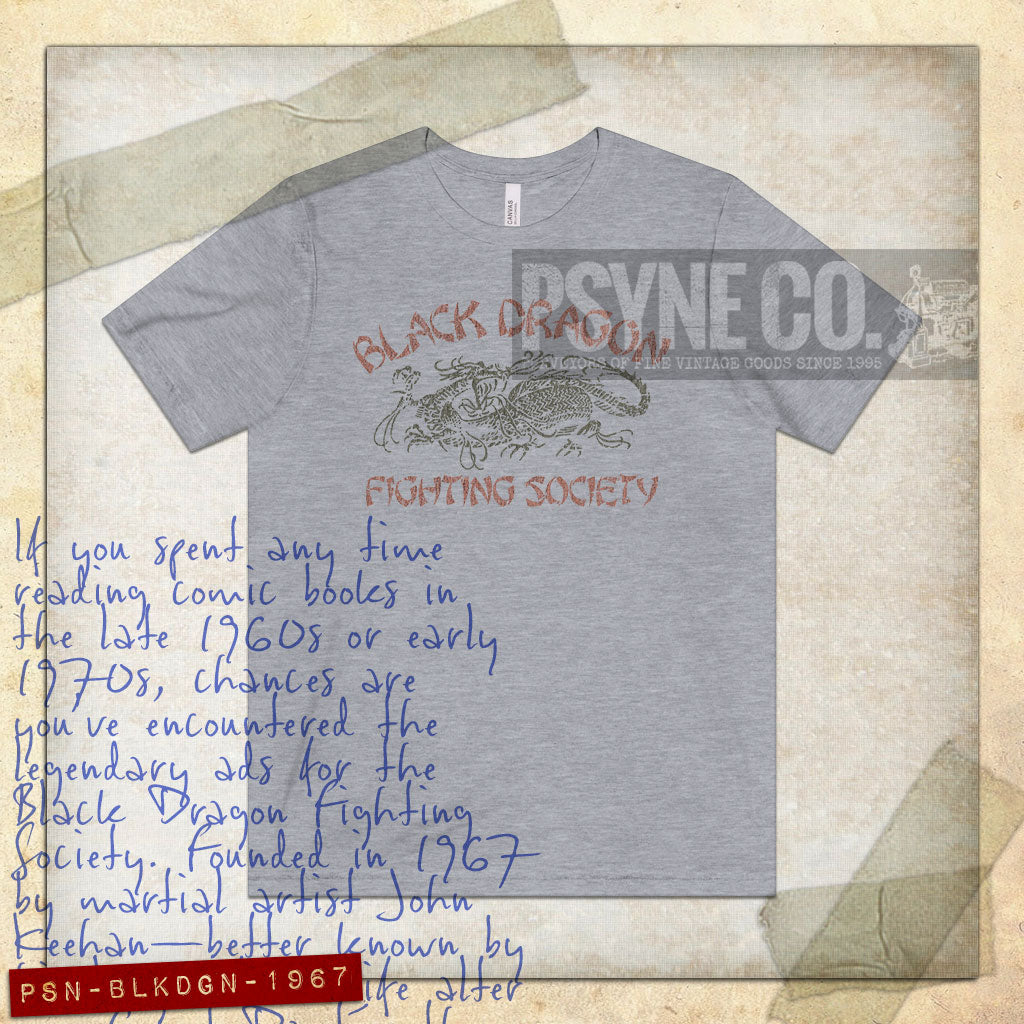 Black Dragon Fighting Society 1967 Vintage Men’s T-Shirt