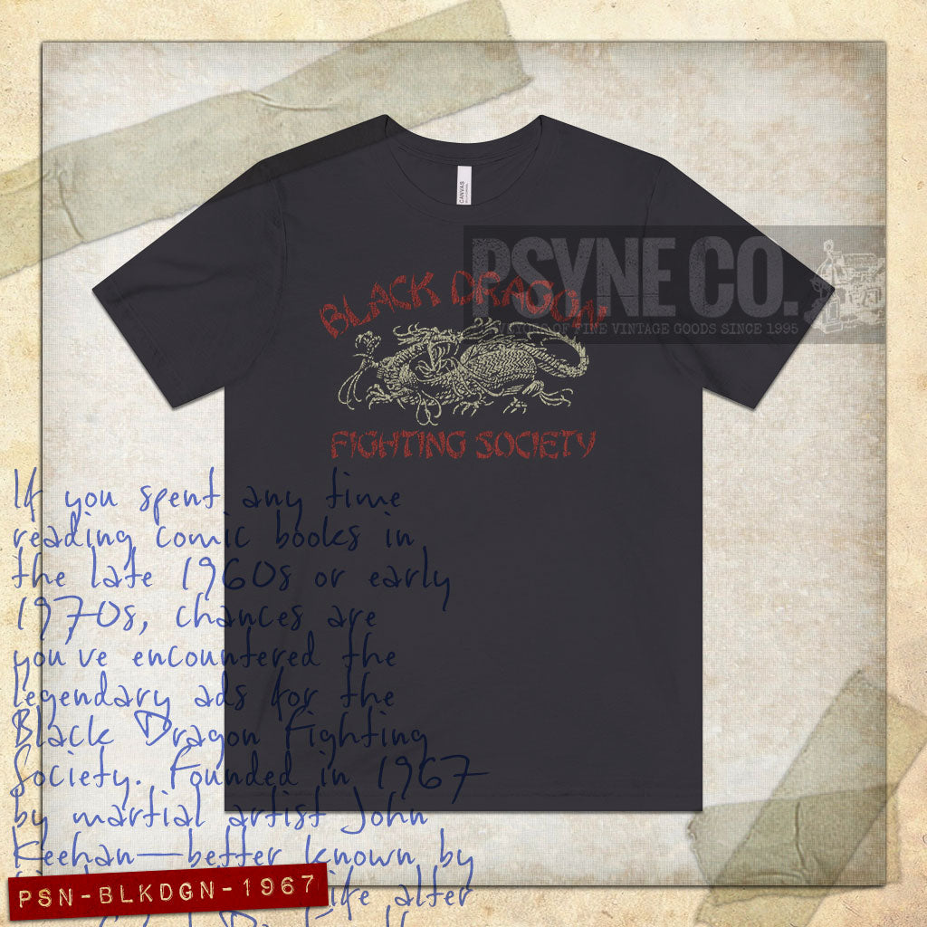Black Dragon Fighting Society 1967 Vintage Men’s T-Shirt