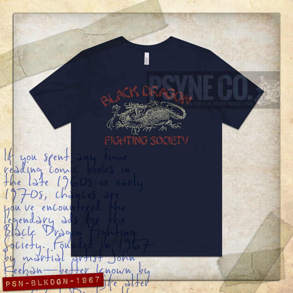 Black Dragon Fighting Society 1967 Vintage Men’s T-Shirt