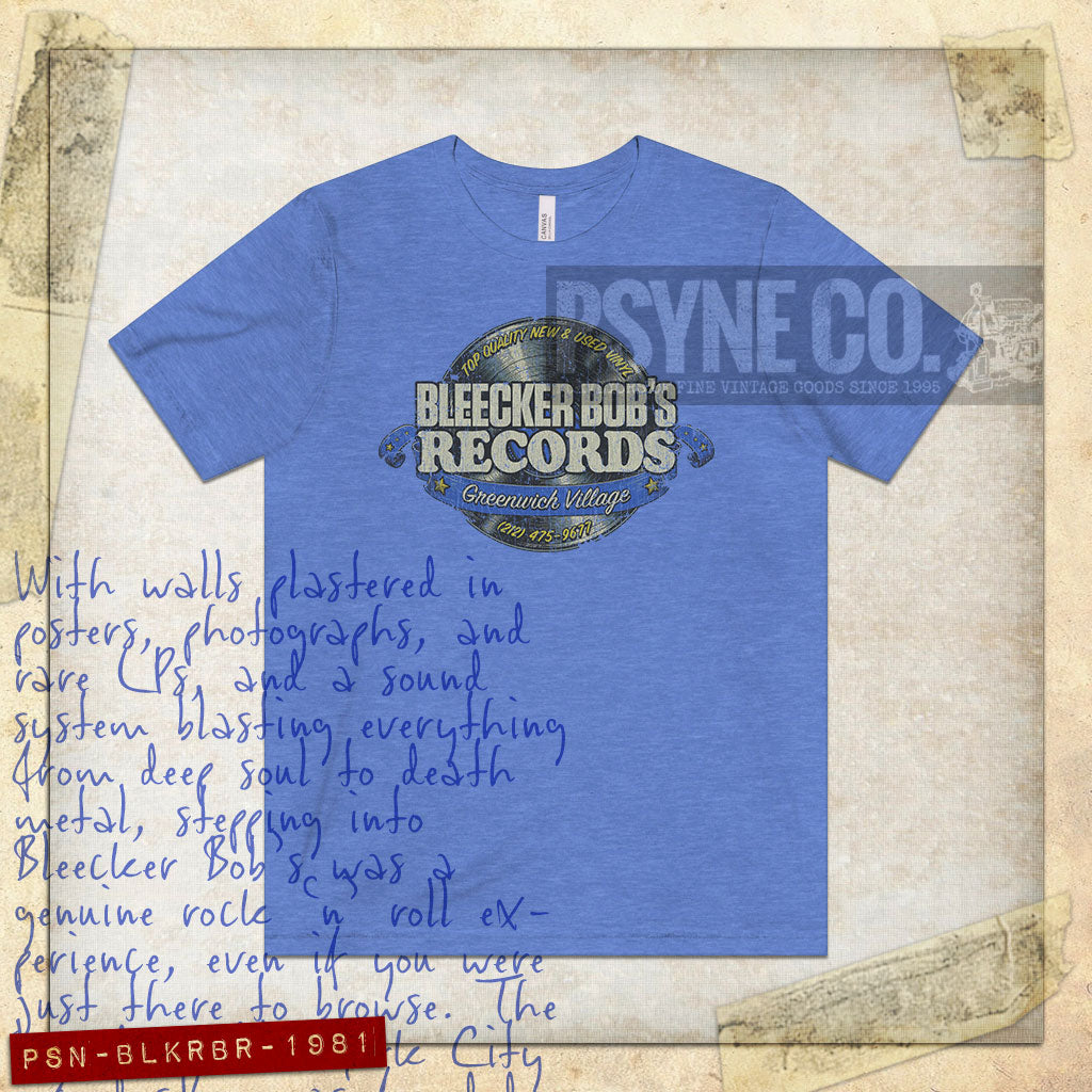 Bleecker Bob's Records 1981 Vintage Men's T-Shirt