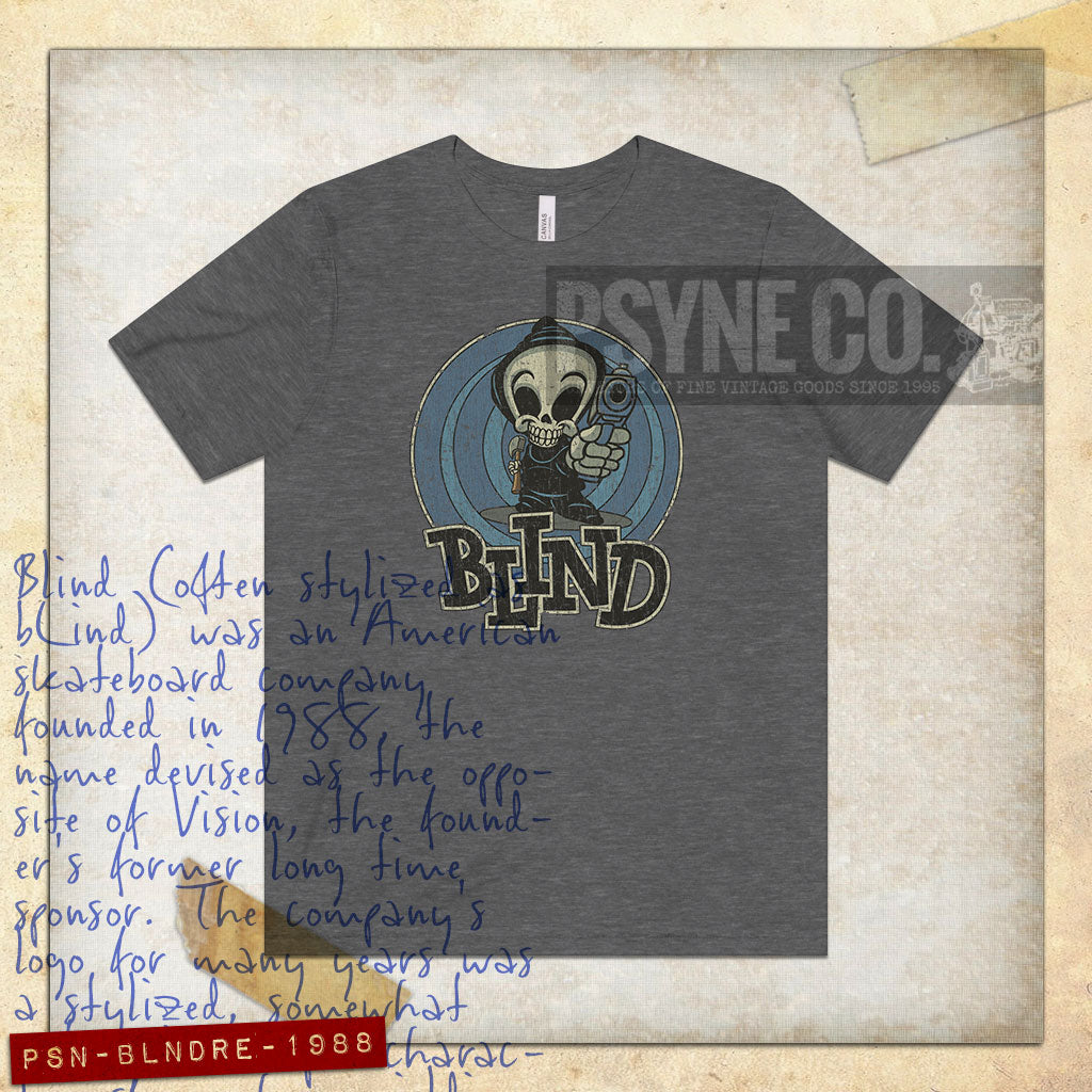Blind Reaper Gunner 1988 Vintage Men's T-Shirt