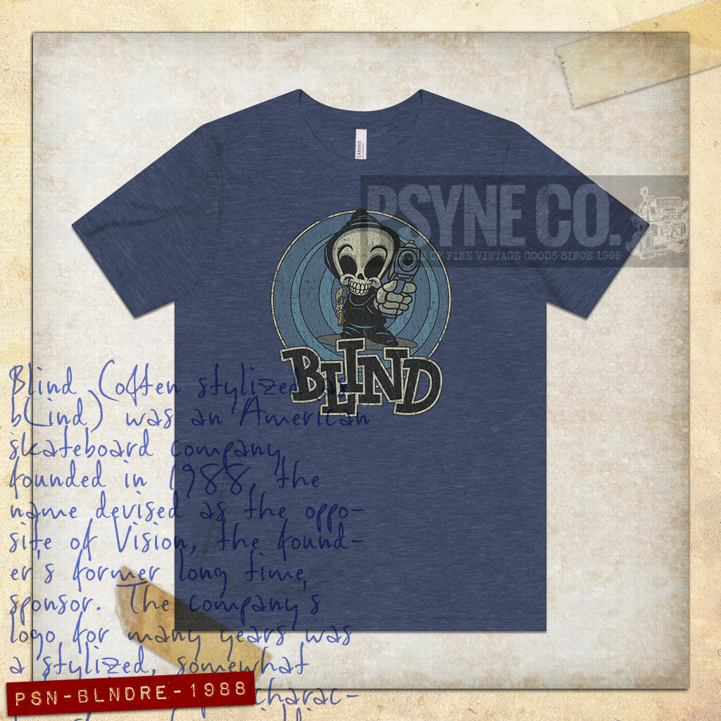 Blind Reaper Gunner 1988 Vintage Men's T-Shirt