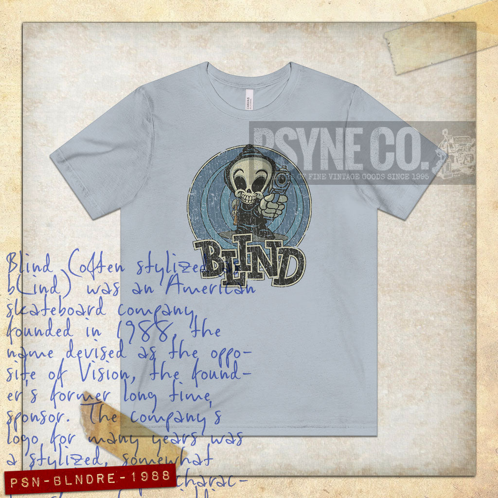 Blind Reaper Gunner 1988 Vintage Men's T-Shirt