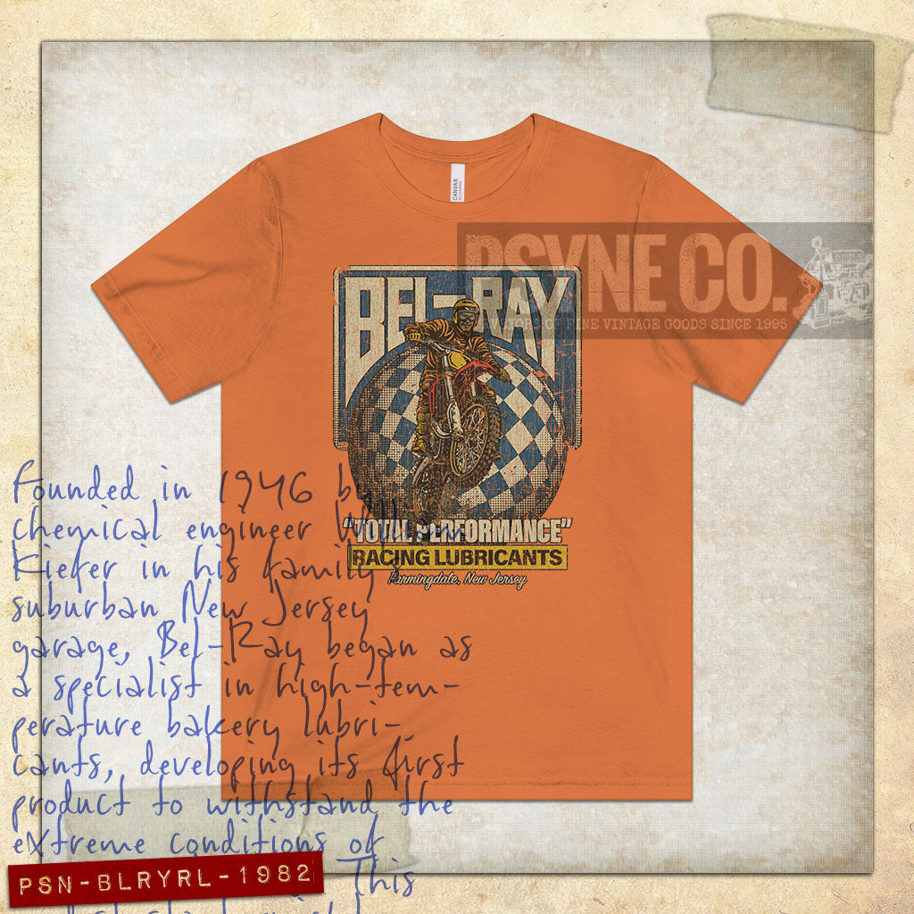 Bel-Ray Racing Lubricants 1982 Vintage Men's T-Shirt