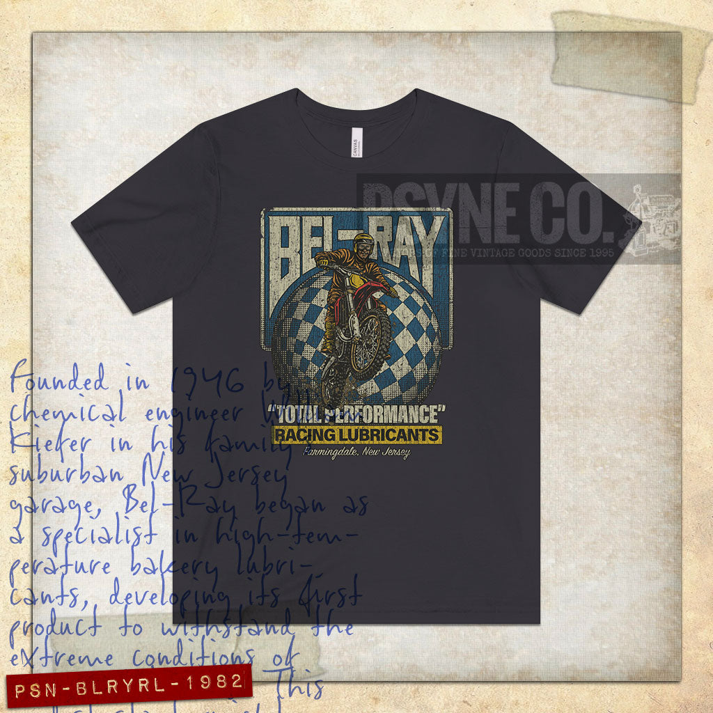 Bel-Ray Racing Lubricants 1982 Vintage Men's T-Shirt